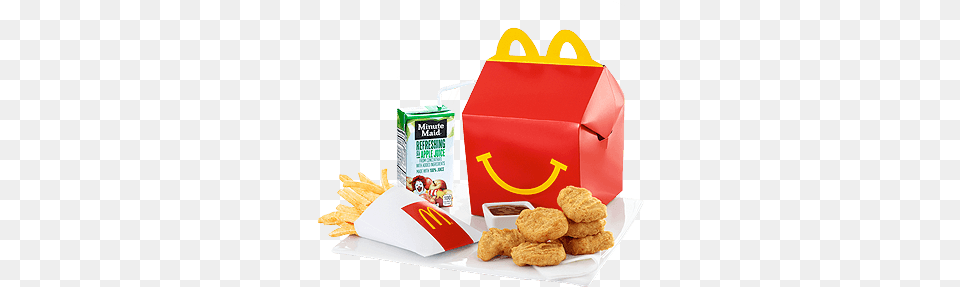 Happy Meal Nuggets Mcdonalds Chicken Nuggets Happy Meal, Food, Fried Chicken, Lunch Free Png