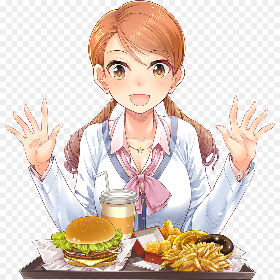 Happy Meal Time Eating, Burger, Lunch, Food, Baby Png