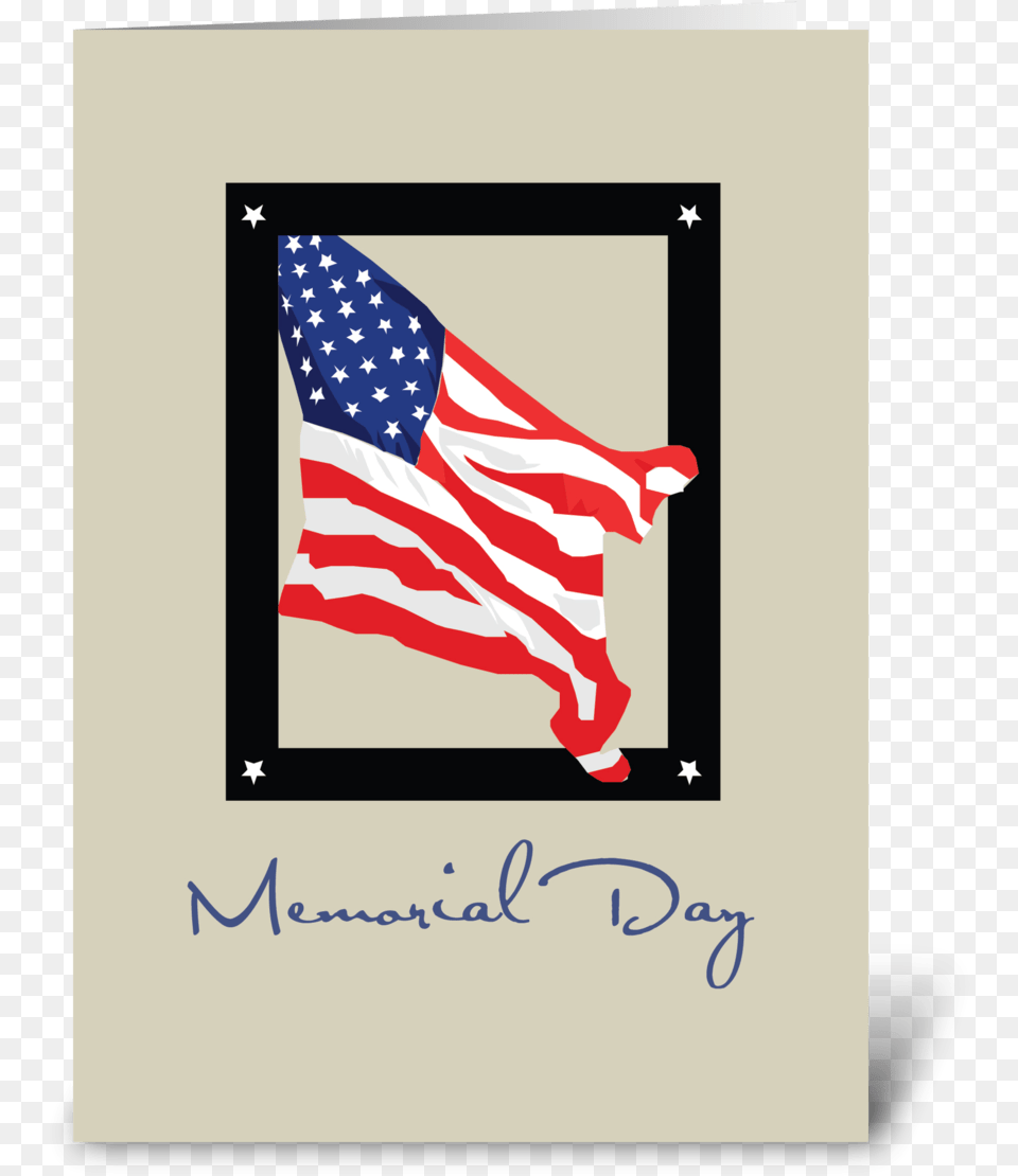 Happy Memorial Day American Flag Tan Greeting Card Labor Day Thank You, American Flag Free Transparent Png