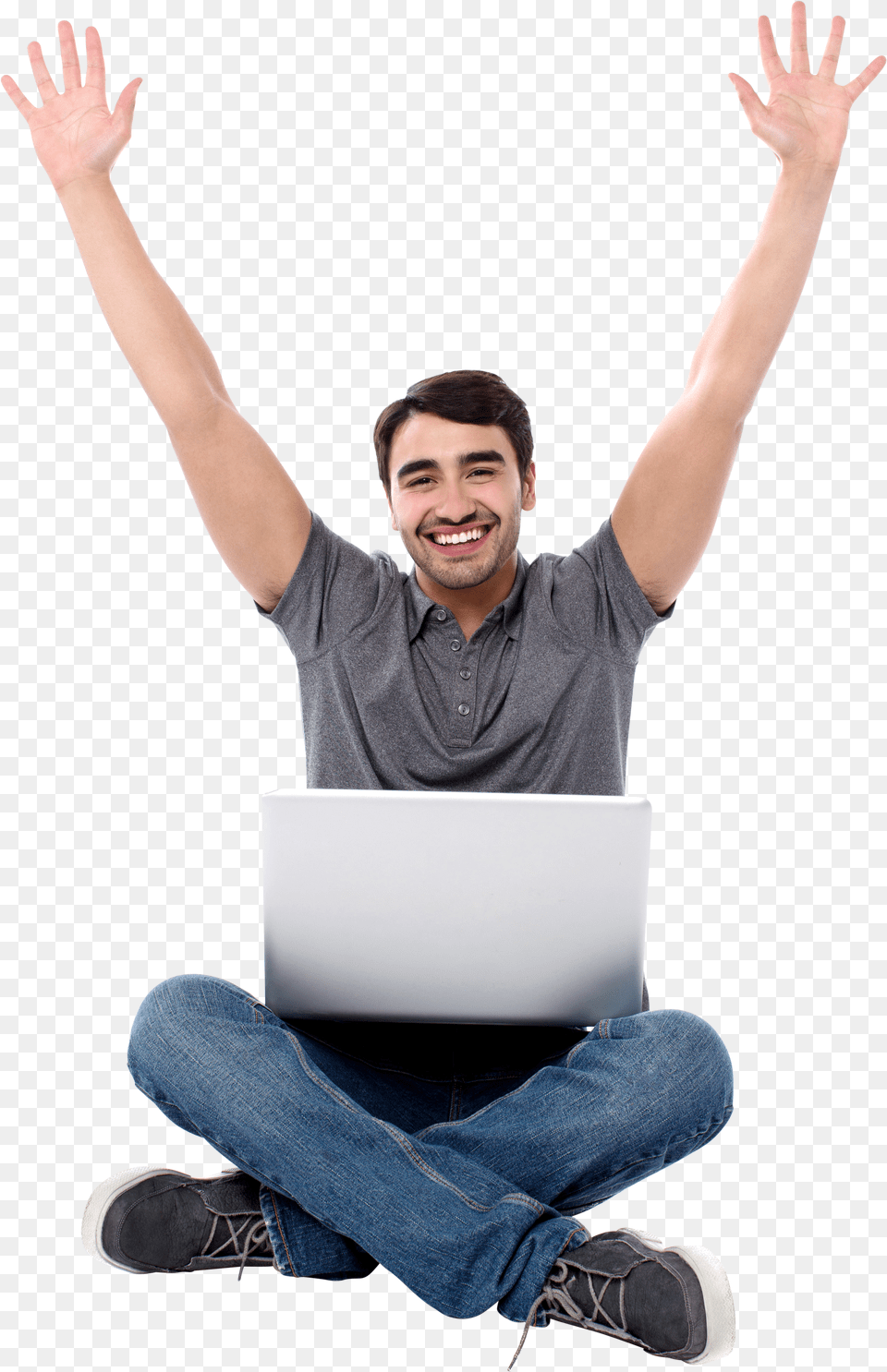 Happy Men Stock Images Sitting Png Image