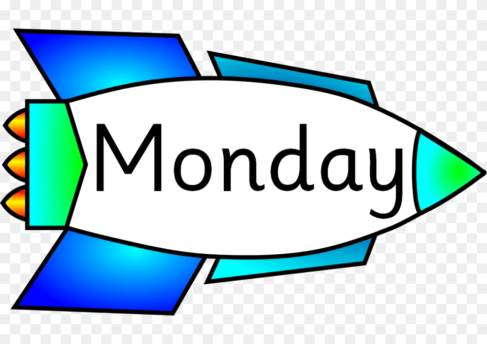 Happy Monday Clipart, Logo, Aircraft, Transportation, Vehicle Png Image