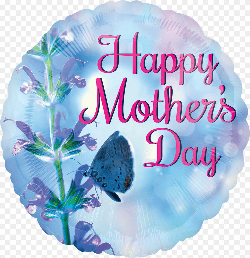 Happy Mother39s Day Blue, Flower, Petal, Plant, Animal Free Png