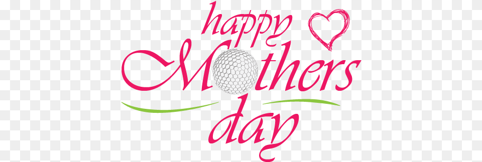 Happy Mothers Day Ba Heart, Ball, Golf, Golf Ball, Sport Png
