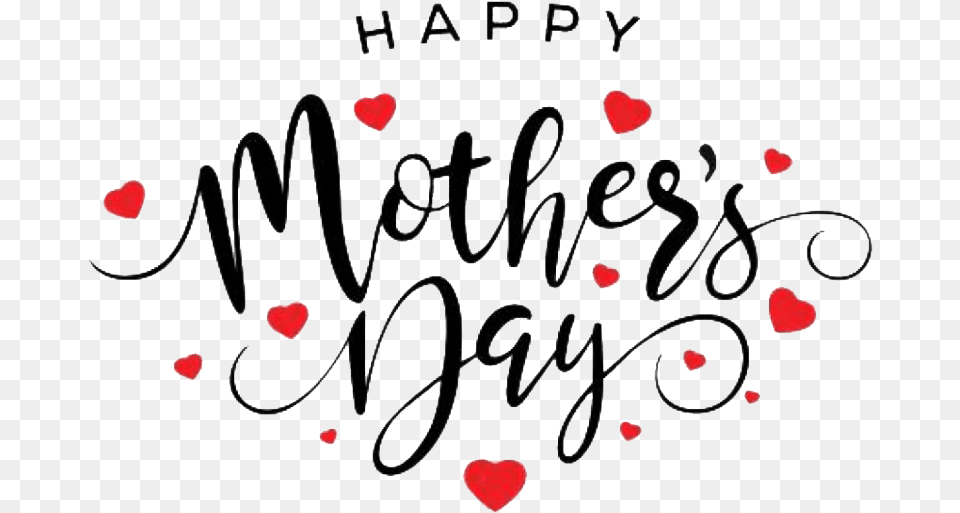 Happy Mothers Day Text, Handwriting Png Image