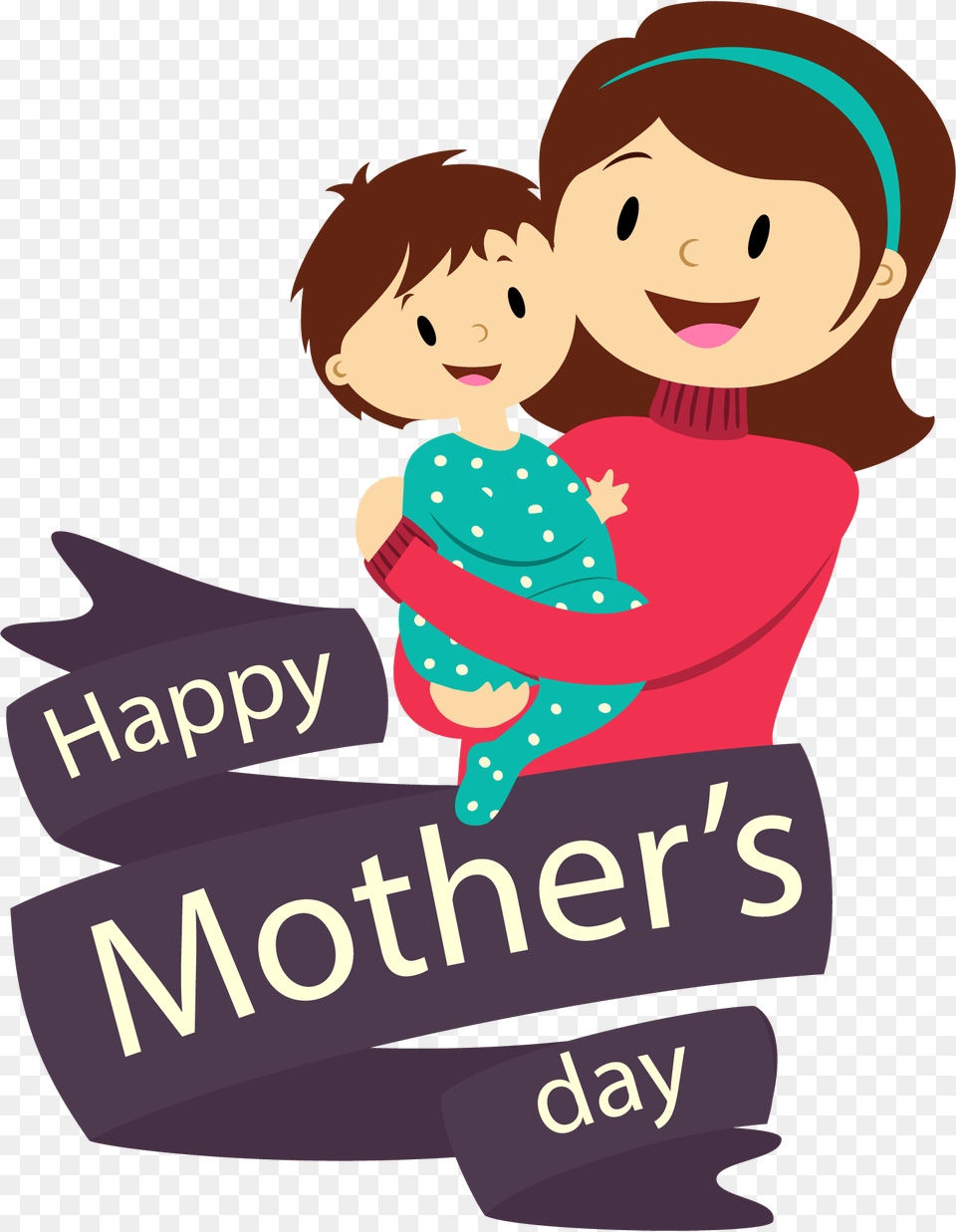 Happy Mothers Day Maa, People, Person, Book, Publication Free Png