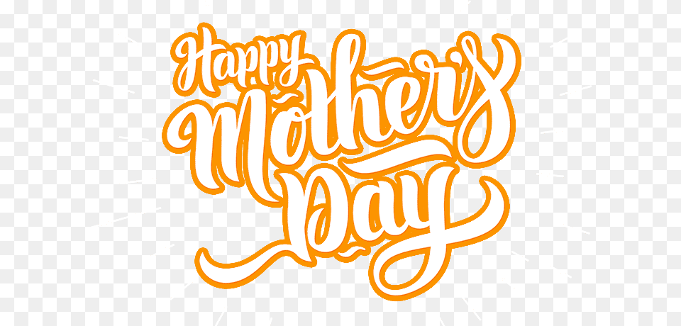 Happy Mothers Day Text 2016 Calligraphy, Light Png