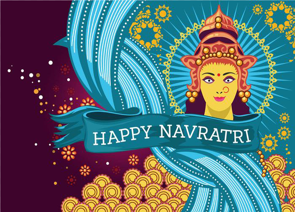 Happy Navaratri Images Happy Navratri, Art, Face, Head, Person Free Png Download