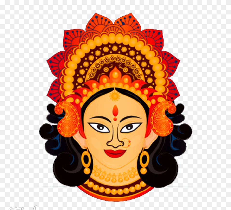 Happy Navratri Images Hd, Art, Head, Face, Person Png Image