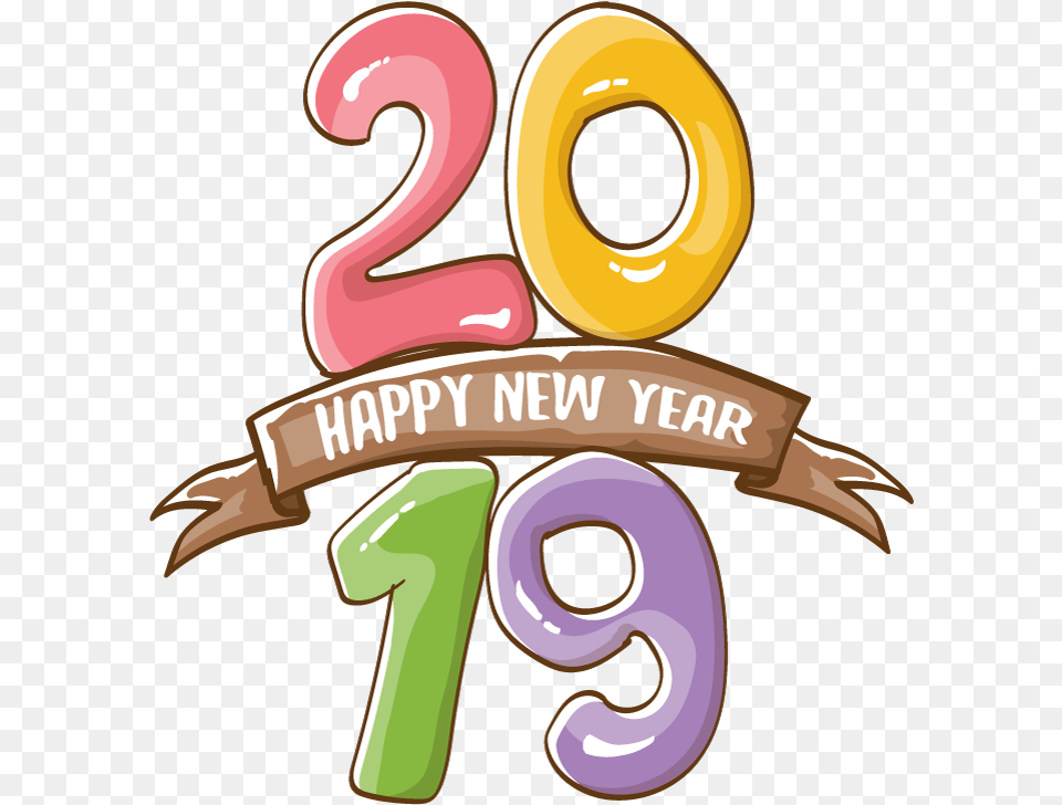 Happy New Year, Number, Symbol, Text, Person Png Image