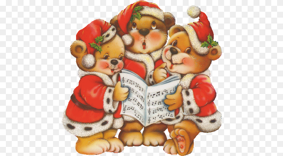 Happy New Year 2013 Wreath Transparent Background Lowgif Christmas Singing Animated Gif, Book, Publication, Figurine, Teddy Bear Free Png Download