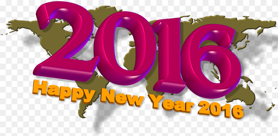 Happy New Year 2016 Radio Satellite New Year, Purple, Text, Person, Face Png