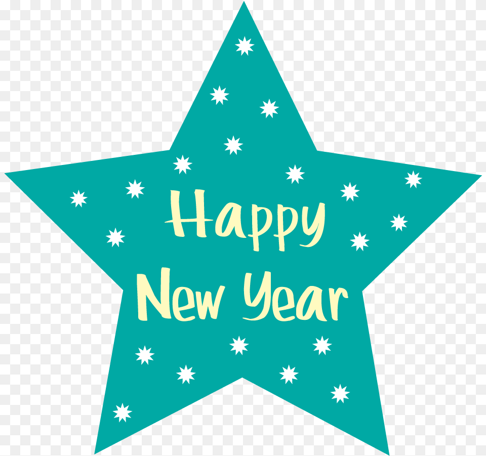 Happy New Year 2017 Card With Gold Star On Black Background Happy New Year Star, Flag, Star Symbol, Symbol, Outdoors Png Image