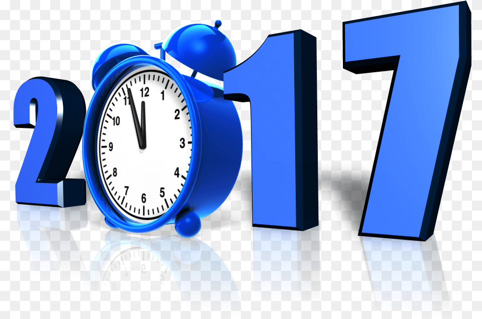 Happy New Year 2017 Community Home 2017, Alarm Clock, Clock, Wristwatch, Analog Clock Free Png