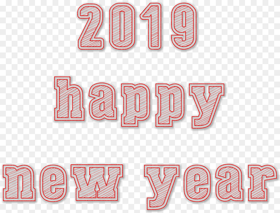Happy New Year 2019 Carmine, Text, First Aid, Logo, Number Png