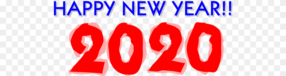 Happy New Year 2020, Number, Symbol, Text Free Transparent Png