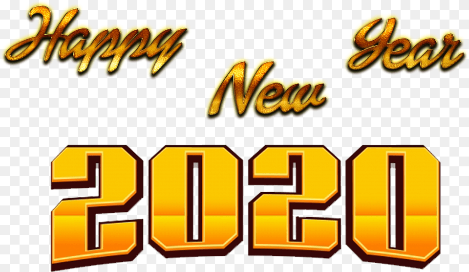 Happy New Year 2020 5 2020 New Year, Text Png Image