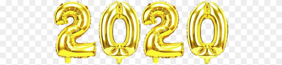 Happy New Year 2020 Balloons Stickpng 2020 Balloons, Number, Symbol, Text Free Transparent Png