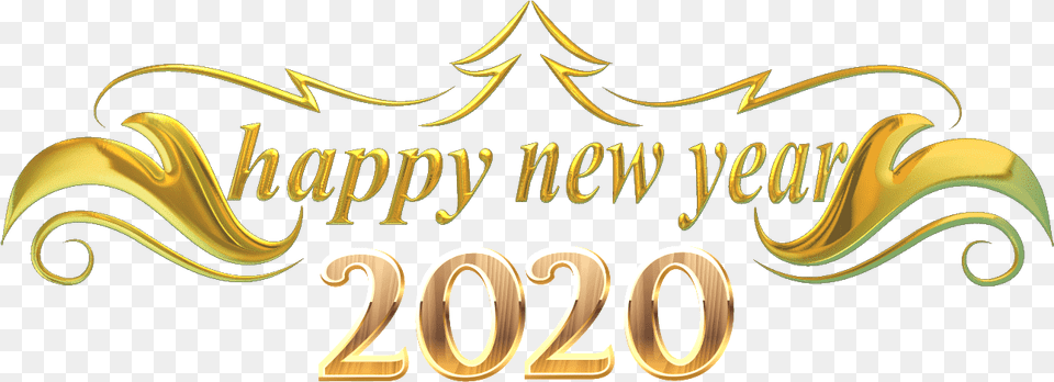 Happy New Year 2020 Clip Art, Logo, Text, Symbol, Car Free Transparent Png