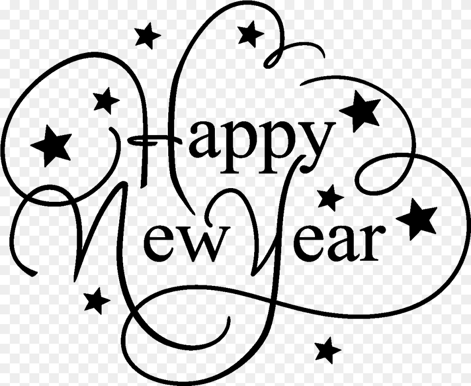 Happy New Year 2020 Clip Art, Gray Png