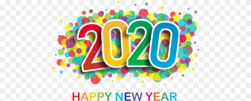 Happy New Year 2020 Clipart Transparent Background Keep Calm And Carry, Art, Graphics, Text Png Image