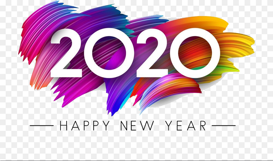 Happy New Year 2020 Happy New Year 2020 Clip Art, Logo, Text, Number, Symbol Png Image