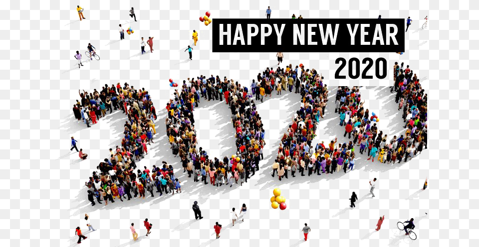 Happy New Year 2020 Image All Happy New Year 2020 Image Hd, People, Person, Crowd, Art Png