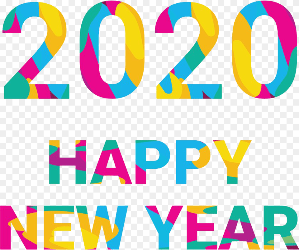 Happy New Year 2020 Image Happy New Year 2020, Text, Number, Symbol Png
