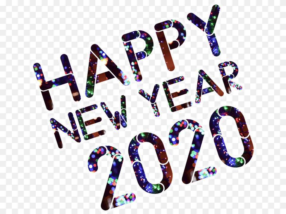 Happy New Year 2020 Images Dot, Text, Art, Dynamite, Weapon Png