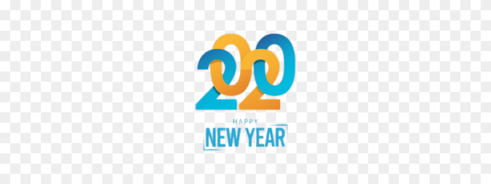 Happy New Year 2020 Intertwined, Logo, Text, Number, Symbol Png