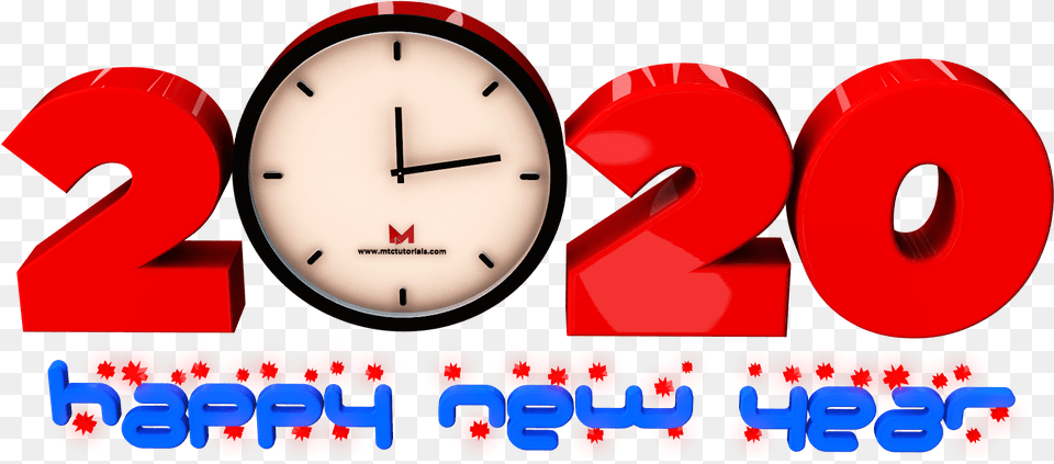 Happy New Year 2020 Royalty Happy New Year 2020 Hd, Clock, Analog Clock Free Transparent Png