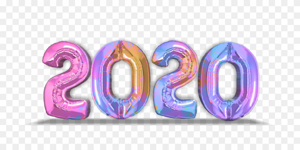 Happy New Year 2020 Text Balloon Graphic Design, Number, Symbol, Ping Pong, Ping Pong Paddle Png Image