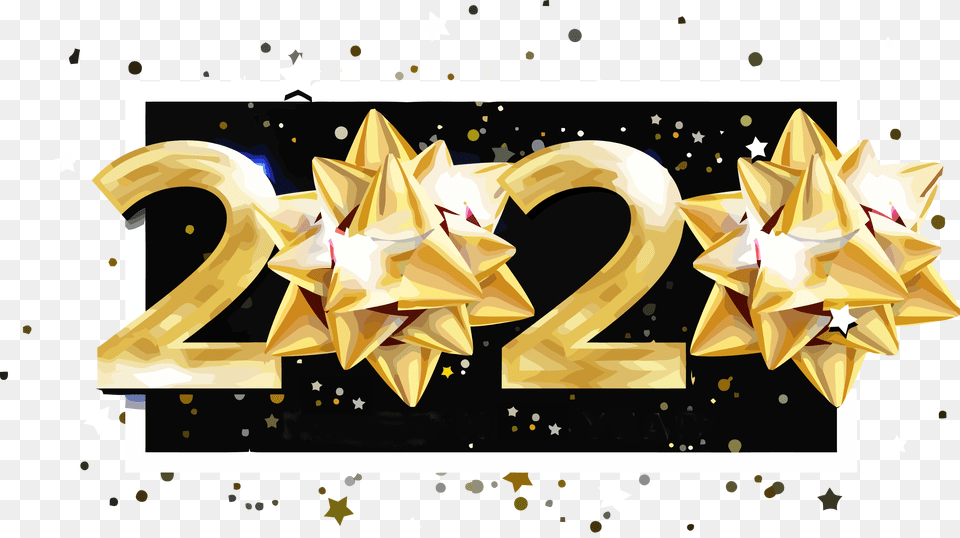 Happy New Year 2020 Transparent Background, Symbol, Number, Text, Bulldozer Free Png Download
