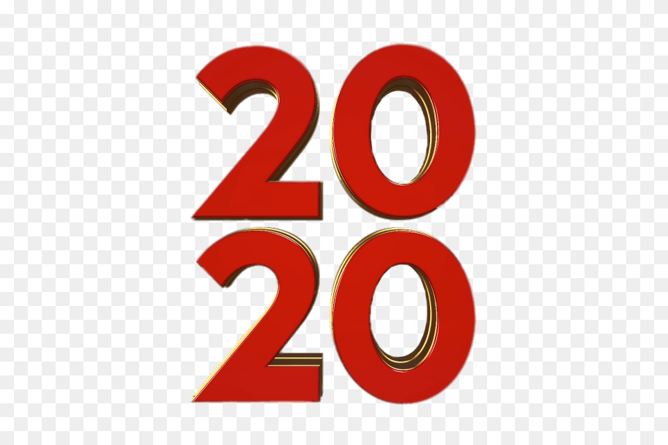 Happy New Year 2020 Two Rows, Number, Symbol, Text, Dynamite Png Image