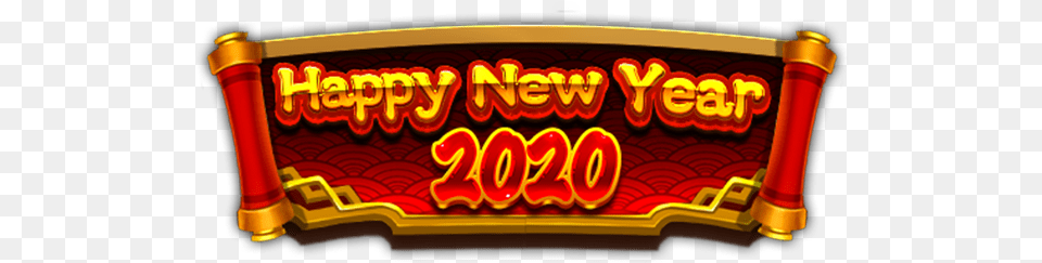 Happy New Year 2020 Widget Happy New Year 2020 Golden, Food, Ketchup, Text Free Png