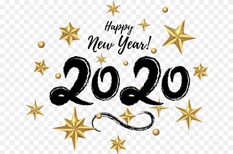Happy New Year 2020 Wishes, Symbol, Star Symbol, Text, Chandelier Free Png