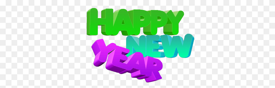 Happy New Year, Art, Graphics, Purple Free Png Download