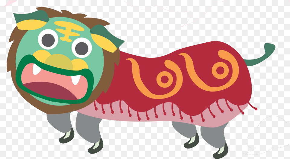 Happy New Year 4 Hua Fun Language U0026 Art Cartoon, Animal, Cattle, Cow, Livestock Png Image