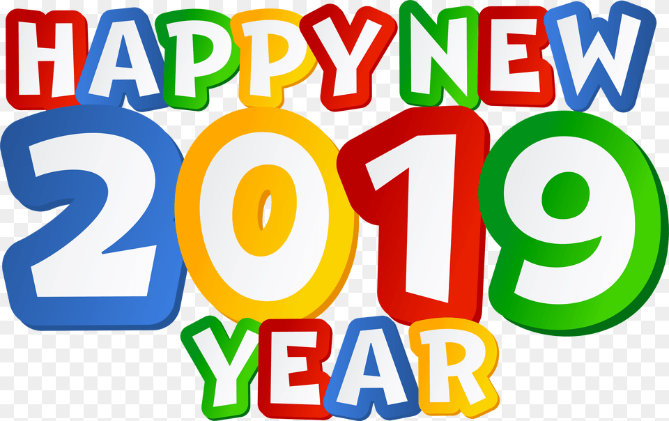 Happy New Year Background U0026 Download Latest 2019 Happy New, Number, Symbol, Text Free Transparent Png