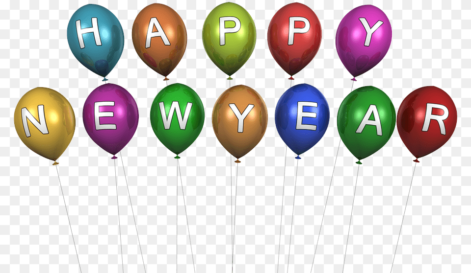 Happy New Year Balloons Balloon Free Png