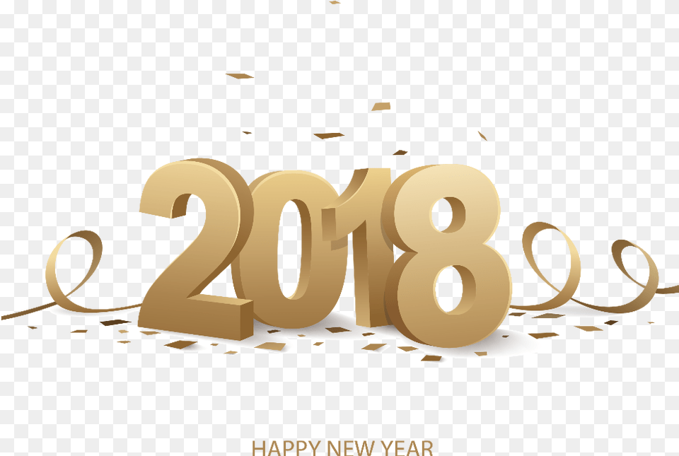 Happy New Year Banner, Text, Number, Symbol, Alphabet Free Png Download