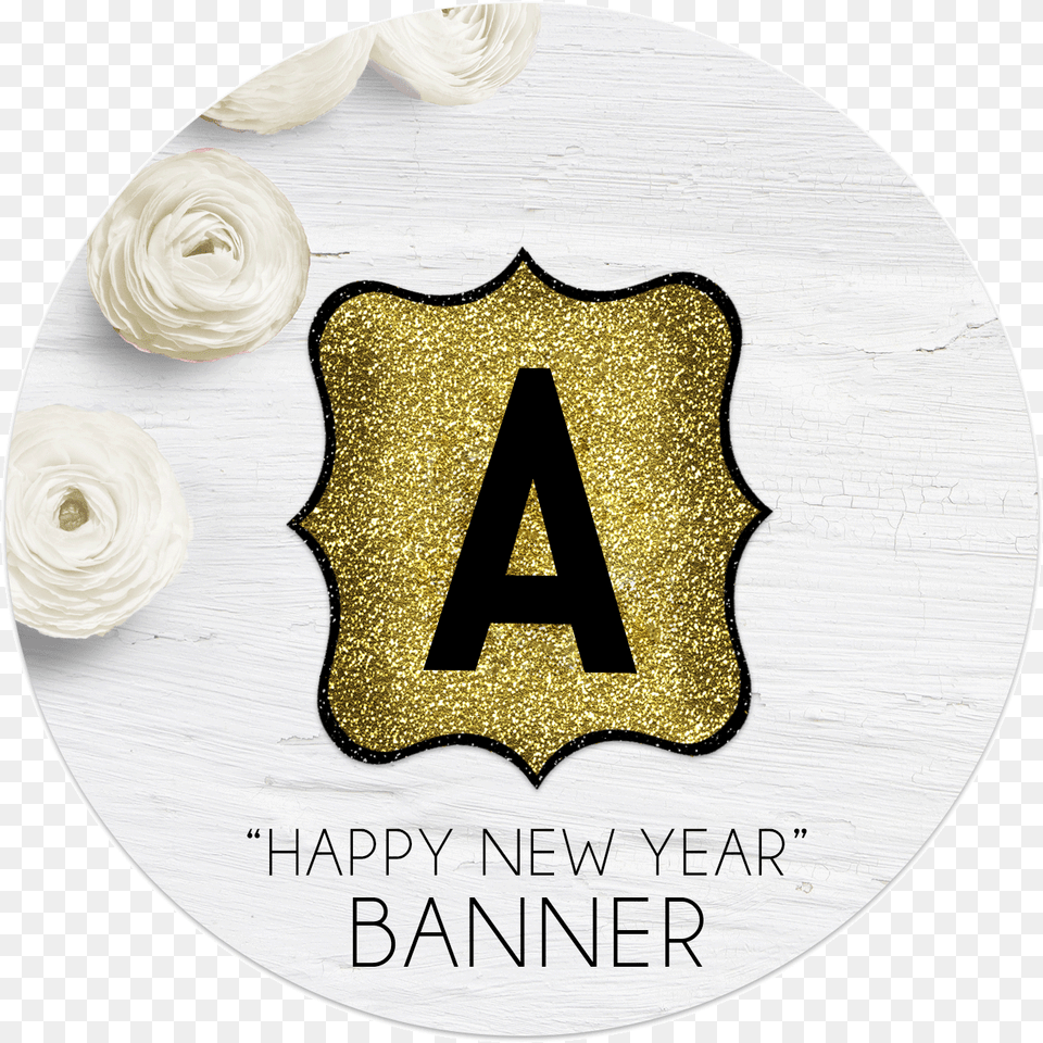 Happy New Year Banner Letters Emblem, Logo, Badge, Symbol, Text Free Png Download