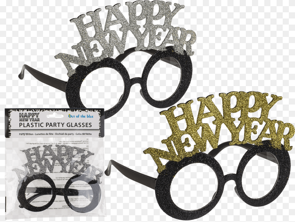 Happy New Year Brille Png