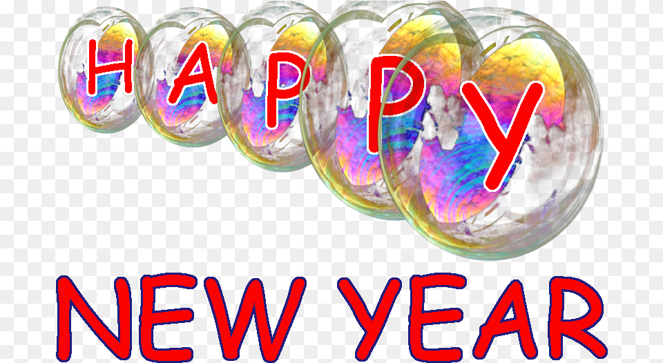 Happy New Year Bubbles Hate New Years Eve, Bubble, Sphere Png