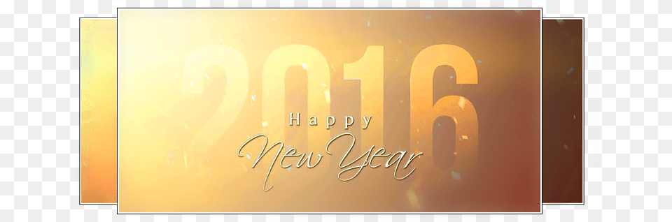Happy New Year Calligraphy, Text Png Image