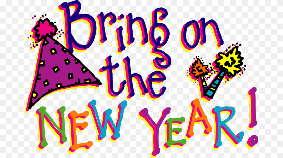 Happy New Year Clip Art Clip Art New Year39s Eve, Text Free Png