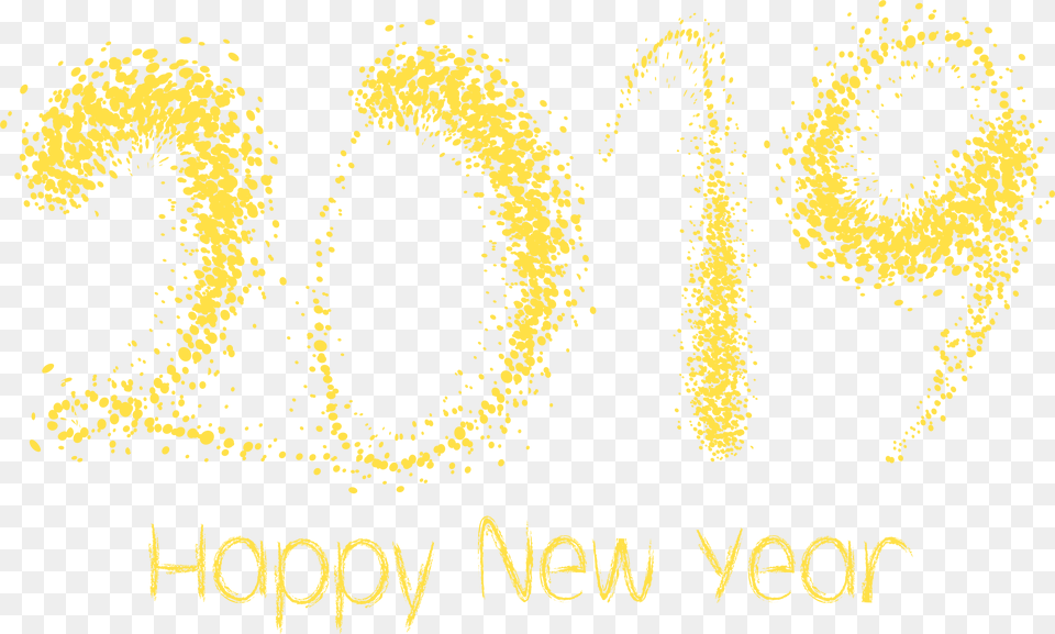 Happy New Year Clipart 2019 Download, Text, Symbol, Number Png Image