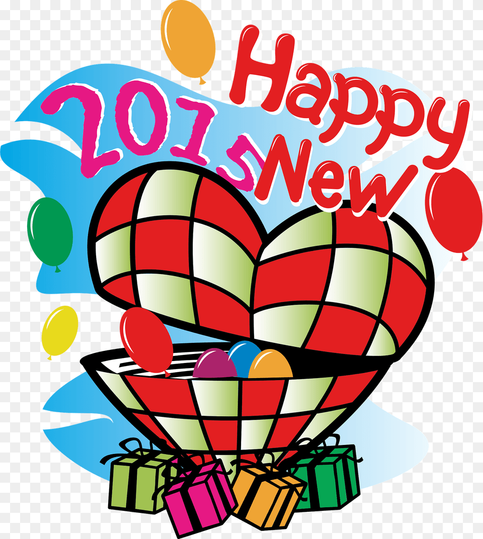 Happy New Year Clipart, Balloon, Dynamite, Weapon, Aircraft Png