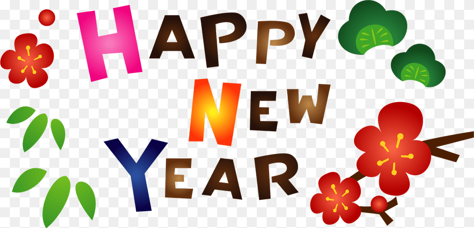 Happy New Year Clipart, Art Free Png