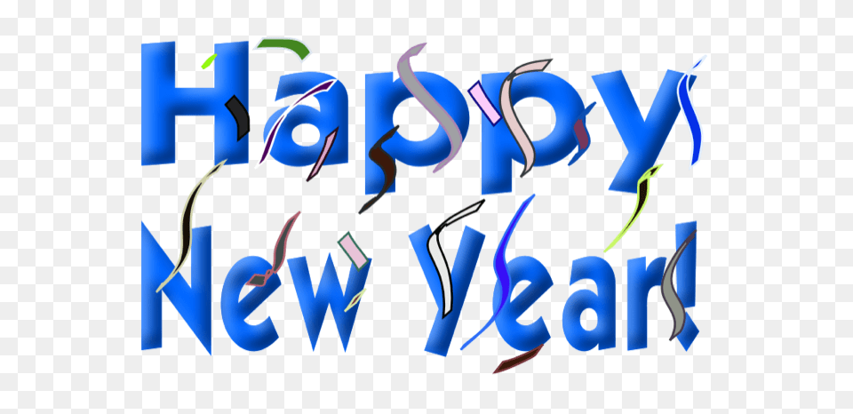 Happy New Year Clipart And Animations, Text Free Png Download