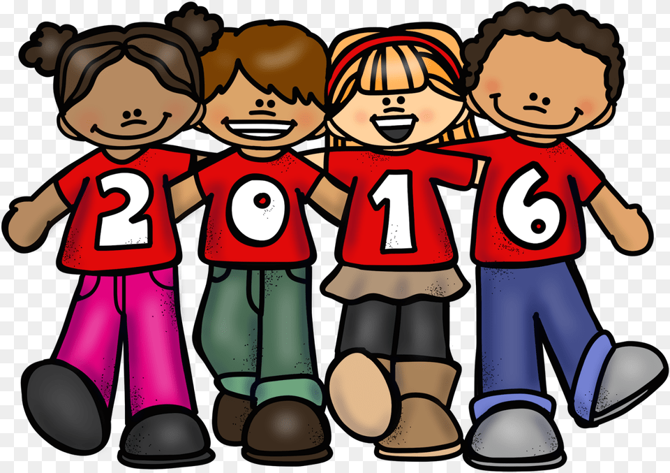 Happy New Year Clipart Child Educlips Kids, People, Person, Book, Comics Free Png